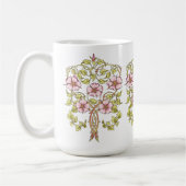 Jugendstil Whimsical Blooms Kaffeetasse (Links)