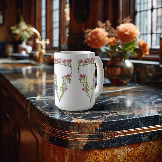Jugendstil Whimsical Blooms Kaffeetasse