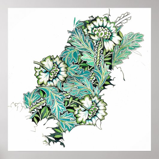 Jugendstil-William morris-Anenie Poster (Vorne)