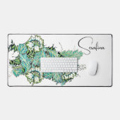 Jugendstil-William morris-Anenie Schreibtischunterlage (Tastatur & Maus)