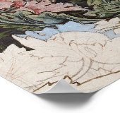 Jugendstil-William-Morris-Blumenmuster-Skizze Poster (Ecke)