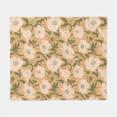 Jugendstil William-Morris Muster Fleecedecke (Vorderseite (Horizontal))