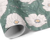 Jugendstil William-Morris-Muster Geschenkpapier (Rolleneckpunkt)