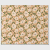 Jugendstil William-Morris Muster Geschenkpapier (Flach)
