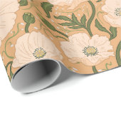Jugendstil William-Morris Muster Geschenkpapier (Rolleneckpunkt)