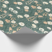 Jugendstil William-Morris Muster Geschenkpapier (Ecke)