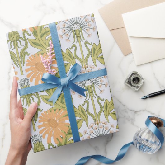 Jugendstil-William-Morris-Muster Geschenkpapier (Schenken)
