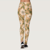 Jugendstil William-Morris-Muster Leggings (Rückseite)