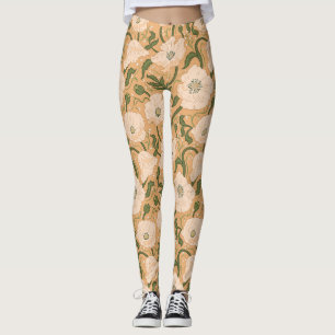 Jugendstil William-Morris-Muster Leggings