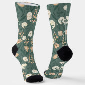 Jugendstil William-Morris Muster Socken (Gewinkelt)