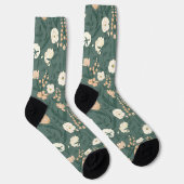 Jugendstil William-Morris Muster Socken (Rechts)