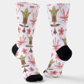 Jugendstil William-Morris Muster Socken (Gewinkelt)