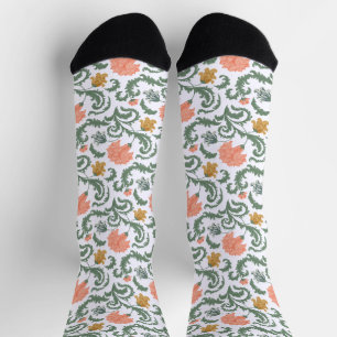 Jugendstil William-Morris-Muster Socken