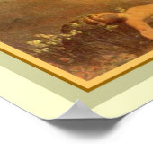 Jugendstil "Zuhause Wieder" 13 x 19 Poster (Ecke)