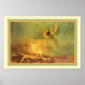 Jugendstil "Zuhause Wieder" 13 x 19 Poster (Vorne)