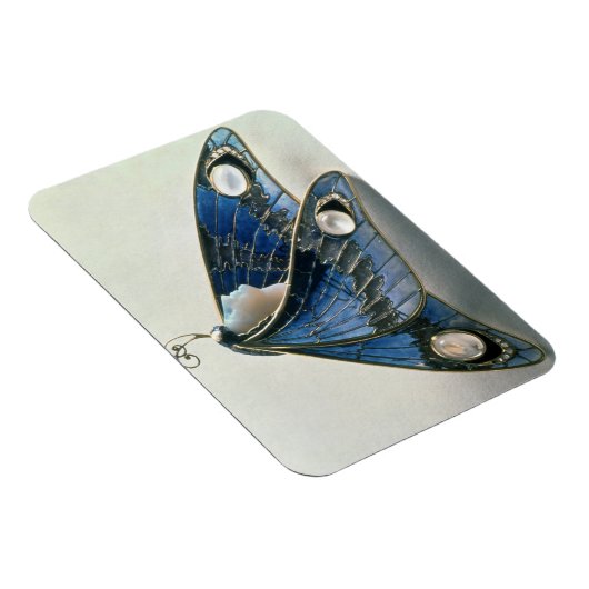 Jugendstilanhänger in Form eines Schmetterlings, c Magnet (Rechte Seite)