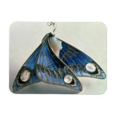 Jugendstilanhänger in Form eines Schmetterlings, c Magnet (Horizontal)