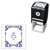 Jugendstilbild-Adresse Permastempel (Beispiel)