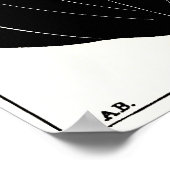 Jugendstilbild: Beardsley - Ali Baba Poster (Ecke)