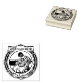 Jugendstilbücher Rund um Ex Libris Vorlage Gummistempel (Stempel)