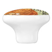 Jugendstildame mit Bitters Flasche Keramikknauf (Seitenansicht)