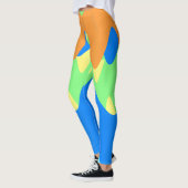 Jugendstile Geometrische Leggings (Links)