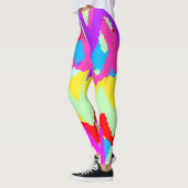 Jugendstile Geometrische Leggings (Links)