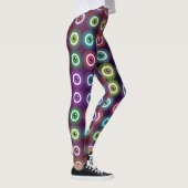 Jugendstile Mystische Augenmuster Leggings (Rechts)