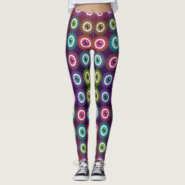Jugendstile Mystische Augenmuster Leggings