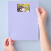 Jugendstilfrau Flyer (Hand)