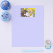 Jugendstilfrau Flyer (Einzeln)