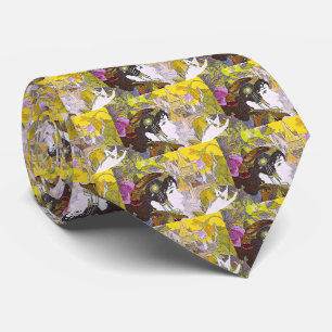 Jugendstilfrau Krawatte