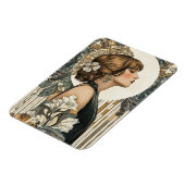 Jugendstilfrau Magnet (Linke Seite)