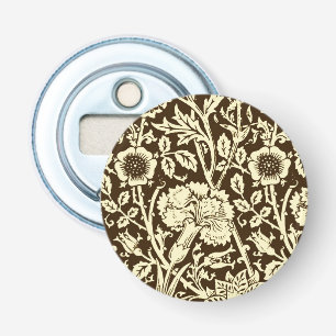 Jugendstilgarni Damask, Braun und Creme Flaschenöffner