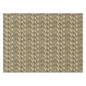 Jugendstilgarni Damask, Braun und Creme Tischdecke (Vorderseite (Horizontal))