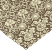 Jugendstilgarni Damask, Braun und Creme Tischdecke (Schrägansicht)