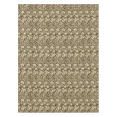 Jugendstilgarni Damask, Braun und Creme Tischdecke (Vorderseite)
