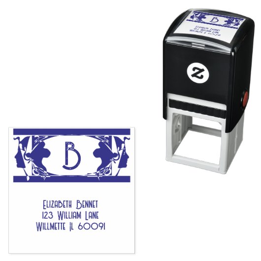 Jugendstilgestelle Permastempel (Beispiel)