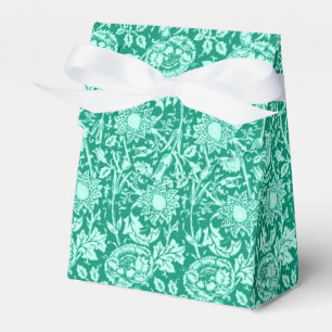 Jugendstilkarnation Damask, Türkis Geschenkschachtel