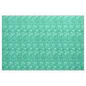 Jugendstilkarnation Damask, Türkis Stoff (Fat Quarter (45,7 x 55,9 cm))