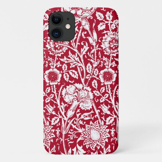 Jugendstilkarnation Damaskus, Rot und Weiß Case-Mate iPhone Hülle (Rückseite)