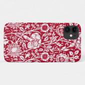 Jugendstilkarnation Damaskus, Rot und Weiß Case-Mate iPhone Hülle (Rückseite (Horizontal))