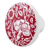 Jugendstilkarnation Damaskus, Rot und Weiß Keramikknauf (Rechts)