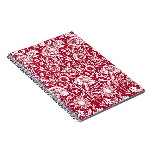 Jugendstilkarnation Damaskus, Rot und Weiß Notizblock (Rechte Seite)