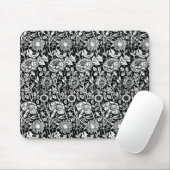 Jugendstilkarnation Damaskus, Schwarz und Weiß Mousepad (Mit Mouse)