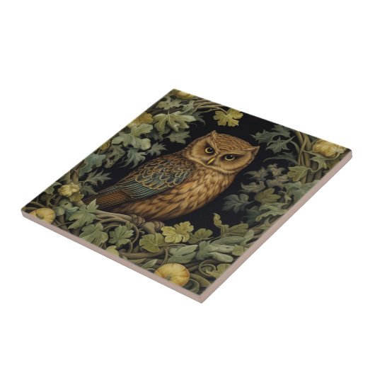 Jugendstilkauz im Wald Fliese (Seite)