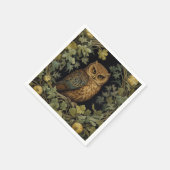 Jugendstilkauz im Wald Serviette (Ecke)