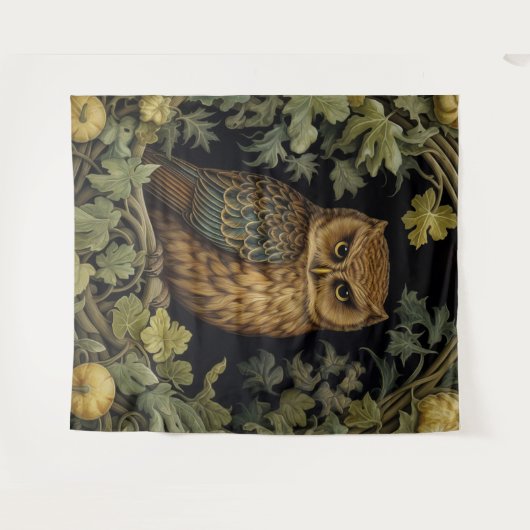Jugendstilkauz im Wald Wandteppich (Vorderseite (Horizontal))