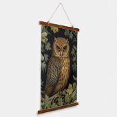 Jugendstilkauz im Wald Wandteppich Mit Holzrahmen (Gewinkelt)