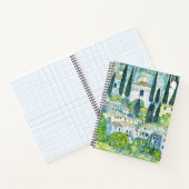 Jugendstilkirche Cassone von Gustav Klimt Notizblock (Innenseite)